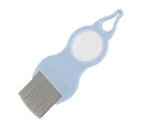 Cat Desheddings Comb, Pet Knots Removal with Magnifier, Metal Teeth Cleaning Brush, Pet Grooming Supplies for Short, Medium & Long Hair,2.36x6.22x0.16 inche