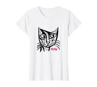 Cat Design Meow pour Les Amoureux des Chats T-Shirt Graphique avec Valeur