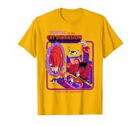 Cat Dimension Sci FI Retro Vintage Funny Adult Humor T-Shirt, Homme, Doré Vif, XXL
