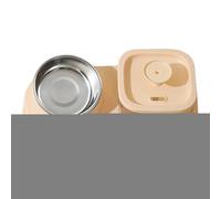 Cat Dishes for Food and Water,Non-Spill Dog Water Bowl Dispenser - Pet Waterer for Home House Indoor Outdoor Multi-Pet Households Puppy Daily