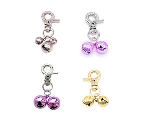 Cat & Dog Collar Bell, Clochette Chien Chasse 4 Sets de Cloches Extra Fortes pour Chat Chien Animal, Extra Loud Dog Bell for Pet Tracking & Saving Wildlife,Durable Iron Split Ring & Lobster Bell Clip