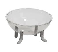 Cat Dome Bed Comfortable Anti-Scrach Design and Tra Large Round Clear Bowl