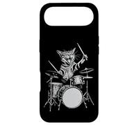 Cat Drum Retro 90s Vintage Music Vibe for Batteurs Coque pour iPhone Air