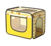 Cat Dryer Box, Foldable Breathable Drying Box, Dog Kennel Drying Box, Portable Pet Dryings Chamber, Printed Anti Flying Hair Pets Crate, Soft Pet Crate, Breathable Pet Drying Box for Pets