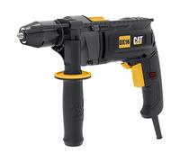 CAT DX16 Perceuse à percussion 13 mm 850 W 3000 tr/min Vitesse de frappe 48 000 bpm Réglage de la vitesse variable (avec butée de profondeur et poignée supplémentaire)