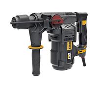 CAT DX27 Perforateur 1500 W, SDS-Plus, énergie d'impact 5.0J, puissance de perçage 32 mm, 4 fonctions, anti-vibration, transmission en magnésium (avec poignée supplémentaire et butée de profondeur)