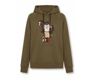 Cat e Lolette Sweat-shirt 'Rider Cat' kaki, Taille S