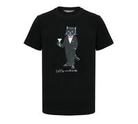 Cat e Lolette T-Shirt 'Dandy Cat' noir, Taille XXL