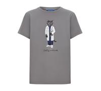Cat e Lolette T-Shirt 'Doctor Cat' gris, Taille S