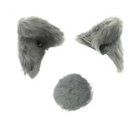 Cat Ear Headgear - 9x8cm Kitty Ear Plush, Motorcycle Headgear Tail | Bicycle Motorcycle Smooth Surfaces Headgears Decor | Bicycle Motorcycles Smooth Surfaces Plush Cat Ears Decor for Kids Adults