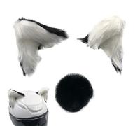 Cat Ear Headgear - Motorcycle Headgear Cat Ears | Kitty Ear Plush Adhesive Motorcycle | Plush Kitty Eâr Headgears Accessory with Adhesive | Bicycle Motorcycles Smooth Surfaces Plûsh Cats Ears Decor