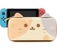 Cat Ears Carrying Case Compatible with Nintendo Switch/Switch OLED-Portable Hard Slim Carrying Case for Switch Console and Game Accessories,Yellow,Suitcase.[K42]