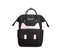 Cat Ears Diaper Backpack - Women Travel Bags, Mommy Backpacks, Adjustable Multifunctional Diapers Portable Storage Clothes Bag | Suitable Hospital Outing Stroller Care Organization Essentials