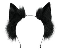 CAT Ears Headband, Black Cat Ears Headband, Lovely Black Animal Ears Hairband, Kitty Ears Headband, Cat Ears Black, Hair Hoop Simulated Animal Ears Headband For Masquerade Party