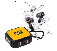 CAT Écouteurs Bluetooth antibruit - Écouteurs sans fil robustes pour les travaux difficiles - Résistants à la poussière, aux chocs et à l'eau pour l'entraînement - Casque Bluetooth compatible avec