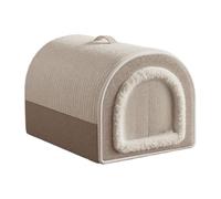 Cat Enclosed Dome Bed - Winter Plush Pet Nest, Insulated Thermal Cat Cave, Warm Dome Shelter, Ideal for Home Living Room Bedroom Garage Small Pet Kittens Puppies