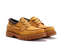 Cat erpillar Colorado Boat Lo Chaussures à lacets en cuir pour homme Roux foncé