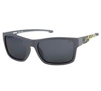 Cat erpillar CTCODER-108P Lunettes de soleil polarisées pour homme Gris mat massif Jaune camouflage/fumé solide avec verres flash argentés CTCODER-108P Taille 60-18-140 mm