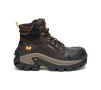 Cat erpillar Invader Max Bottines imperméables à bout composite pour homme, Chocolat, 46 EU Large