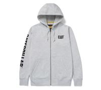 CAT erpillar Sweat à Capuche zippé pour Homme, Gris Clair chiné, L