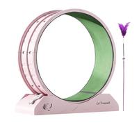 Cat Exercise Wheel, Kitten Workout Wheel, Indoor Cat Treadmill with Sturdy and Safe Construction for Interactive Feline Workouts, 31,5 x 13,15 x 33,85 Inches
