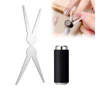 Cat Eye Magnet Set, Scratch-resistant Double-head Nail Tool,Efficient 2 in 1 French Cat Eye Manicure Magnetic Toolfor Wedding Party Daily Commuting Home Beginners (1 Pcs)