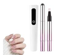 Cat Eye Nail Magnet Tool Set for Magnetic Gel Polishs Designs (#A) | Pocket Salon Set,Mani Pen Cat Eye Nail Magnet Tool,Shapes Cat Eye Effects,Easy DIY Nail Art for Home Use,Nail Art Design