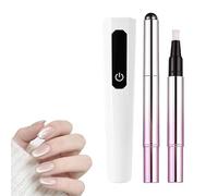 Cat Eye Nail Magnet Tool Set for Magnetic Gel Polishs Designs (#B) | Pocket Salon Set,Mani Pen Cat Eye Nail Magnet Tool,Shapes Cat Eye Effects,Easy DIY Nail Art for Home Use,Nail Art Design