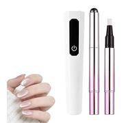 Cat Eye Nail Magnet Tool Set for Magnetic Gel Polishs Designs (#E) | Pocket Salon Set,Mani Pen Cat Eye Nail Magnet Tool,Shapes Cat Eye Effects,Easy DIY Nail Art for Home Use,Nail Art Design