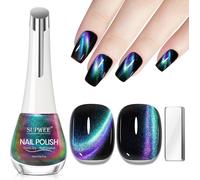 Cat Eye Nail Polish With Magnet 15ml Quick Dry No Uv Lamp Chameleon Holographic Cat Magnetic Nail Art Oil Manicure Nail Art Salon