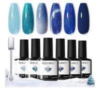 Cat Eye Semi Permanent UV LED Gel Nail Polish 6 Colours Glitter Magnetic Manicure Varnish Kit for Nail Art 2013 Dar VERNIS A ONGLES