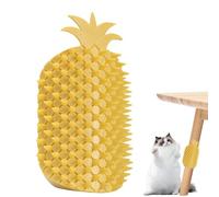 Cat Face Scratcher - masseur de toilettage à l'ananas doux, pinceau d'angle pour animaux de compagnie, jouet de chat interactif | Massage relaxant de peigne de chat doux, pinceau auto-groom usage conf