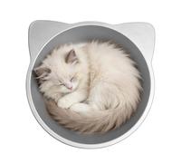 Cat-Face Shaped Aluminum Cooling Cat Bed - Cooling Long-Lasting Coolness, | Indoor Outdoor Cat Cooling Bed For Patio Porch Backyard Living Room