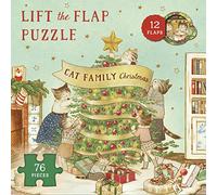 Cat Family Christmas Lift-The-Flap Puzzle: Count Down to Christmas: 12 Flaps: 76 Pieces (Volume 2)