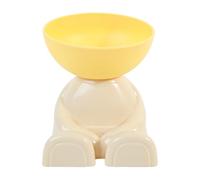 Cat Feeding Bowls - 5.71 inch Raised Pet Food Feeding Dish | Pet Feeder Station - Secure Non Slip Pets Feeder Keeps Food Bowl in Place Prevents Spills and Ensures Smooth Mealtime for Cats & Dog