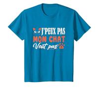 Cat Femme Fille homme , J'peux pas Mon Chat veut pas chaton T-Shirt