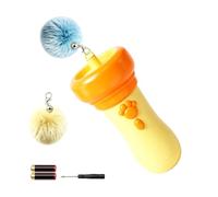Cat Fetch Toy Automatic Retractable - Launcher Teaser Wand with Fuzzy Ball | Telescopic Pet Interactive Toy for Kitten Enrichment Playing | Exploration Home Living Room Cat Fetch Toy Automatic Launcher