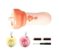 Cat Fetch Toy Launcher wsith Fuzzy Ball Retractable Automatic Teaser Wand | Kitten Enrichment Toys for Kitsten Enrichment Playing Exploration Home Living Room