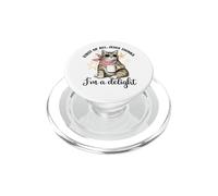 Cat First of All Jesus Thinks I'm A Delight Religiious Women PopSockets PopGrip pour MagSafe