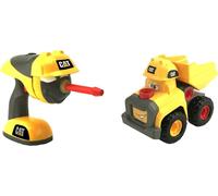 Cat CatToys Official Construction Jr. Crew Fix-It Fleet Toy Camion Benne basculante Jaune