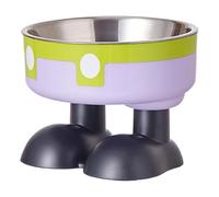 Cat Food Bowl, Cat Bowl, Large Foot Cat Bowl, Creative Cat Feeding Bowls, Elevated Cat Food Bowl for Dry and Wet Food Tilted Raised Cat Bowl for Comfortable Eating, 5,51 x 5,51 x 4,13 in
