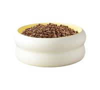 Cat Food Bowl, Ceramic Cats Water Bowl, 5.5x5.5x2.6 inches Durable Microwave Safe Easy to Clean, Material, Pet Feeding Dish for Kitten, Puppy, Home, Indoor and Outdoor