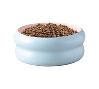 Cat Food Bowl, Ceramic Pet Dish, Easy-to-Clean Surfaces, Non-Slip Base, Microwave Safe Feeding Bowl for Indoor Outdoor Use, Kittens Puppies Pets, 5.5x5.5x2.6 inches