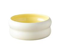 Cat Food Bowl, Ceramic Pets Bowls Microwave Safe Kitten Feedings Dish, Compact and Portable Pet Dish for Veterinary Use, Puppies, Travel, Household Feeding, 5.5x5.5x2.6 inches