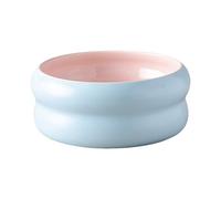 Cat Food Bowl, Ceramic Water Dish with Microwave Safe Pet Feeding Design, Dog Bowl for Kittens and Puppies, Durable Indoor Outdoor Pet Supplies for Home Use 5.5x5.5x2.6in