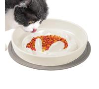 Cat Food Bowl Slow Feed, Cat Slow Food Feeder, Slow Feed Cat Bowl, Pet Slow Food Bowl, Slow Feeding Cat Food Bowl Cat Food Bowl Slow Feed for Cats and Small Dogs Feeding