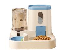 Cat Food Dispenser | Pet Water Bowl Set | Automatic Pet Feeder | Food and Water Dispenser | Pet Food and Waterer | Cat Auto Food Feeder Dog Foods Dispenser for Cats, Dogs, Small Pets