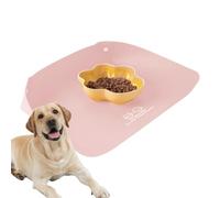 Cat Food Mat | Waterproof Non-Slip PU Leather Cushions | Pet Feeding Mat For Water Eating Dining Kitchen Living Room Floor Home | Indoor Wet Dry Dog Pets