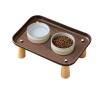 Cat Food Stand - Raised Spill Proof, Pet Feeding Bowl Plat Form