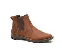 CAT Footwear Bottes Chelsea Excursion pour Homme, Cuir Brun
